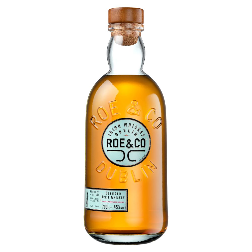 Whisky Roe & Co Irish Whiskey, la sticla de 0.7L, la cel mai bun pret, disponibil imediat pentru livrare in Sibiu si in toata Romania