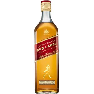 Whisky Johnnie Walker Red Lable, la sticla de 1L, la cel mai bun pret, disponibil imediat pentru livrare in Sibiu si in toata Romania