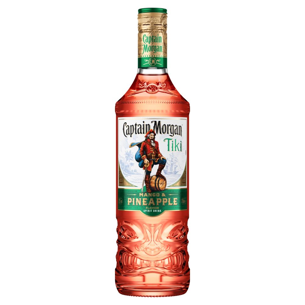 Rom Captain Morgan Tiki, la sticla de 0.7L, la cel mai bun pret, disponibil imediat pentru livrare in Sibiu si in toata Romania