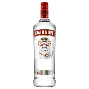 Smirnoff Red Vodka, la sticla de 1L, la cel mai bun pret, disponibil imediat pentru livrare in Sibiu si in toata Romania