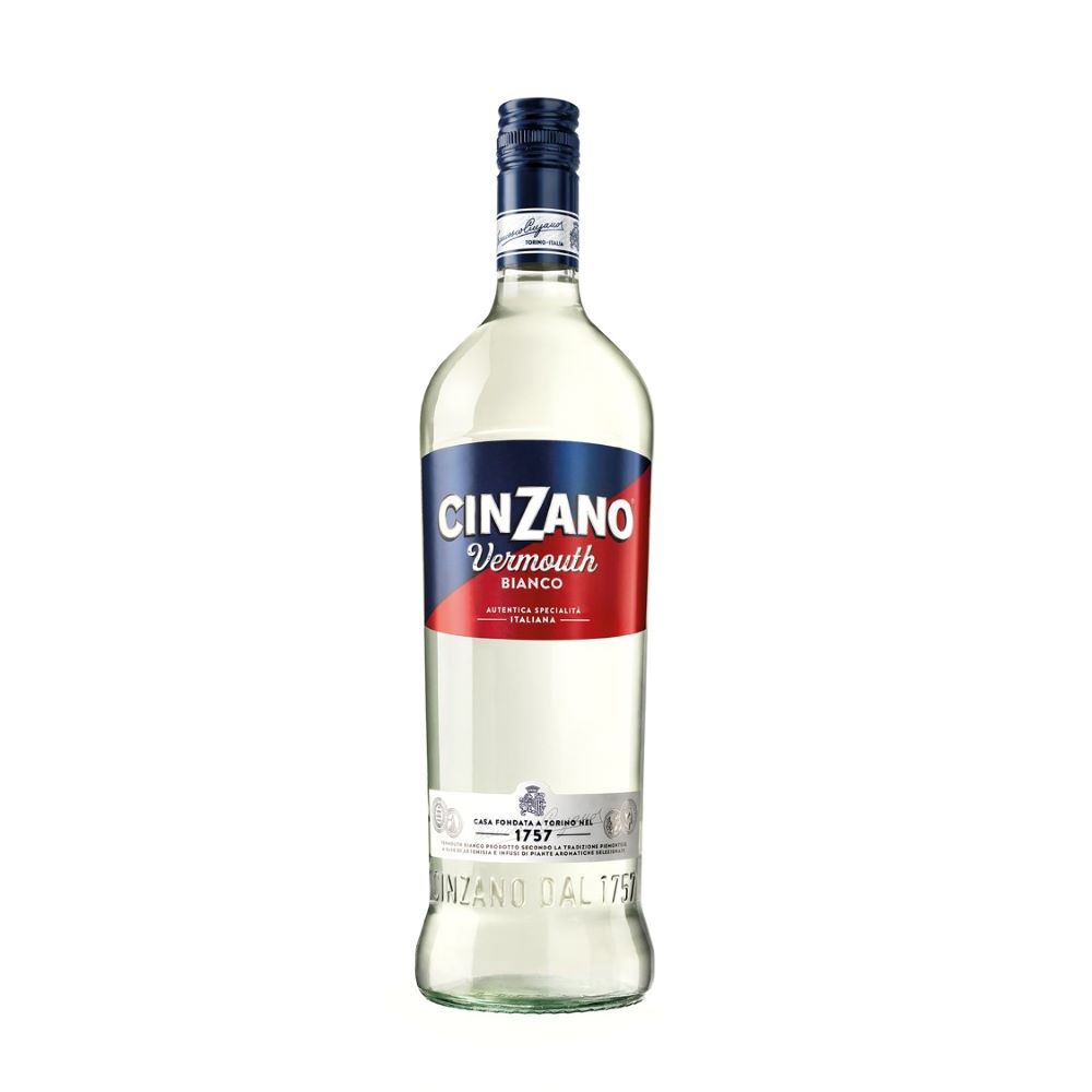 Vermut Cinzano Bianco, la sticla de 1L, la cel mai bun pret, disponibil imediat pentru livrare in Sibiu si in toata Romania