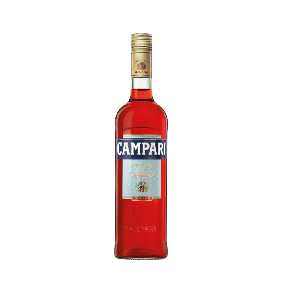 Campari Bitter, la sticla de 0.7L, la cel mai bun pret, disponibil imediat pentru livrare in Sibiu si in toata Romania