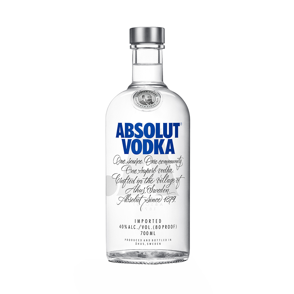 Vodka Absolut Blue, la sticla de 0.7L, la cel mai bun pret, disponibil cu livrare imediata in Sibiu si in toata Romania