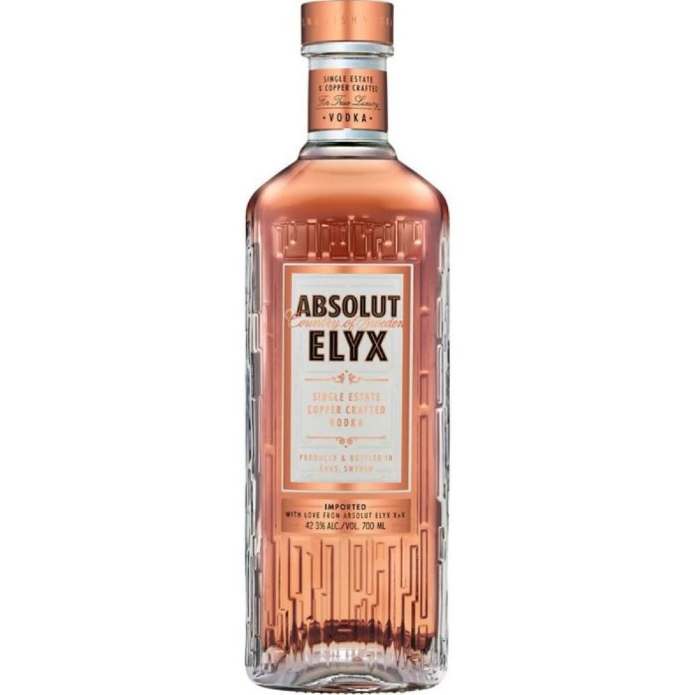 Vodka Absolut Elyx, la sticla de 0.7L, la cel mai bun pret, disponibil cu livrare imediata in Sibiu si in toata Romania