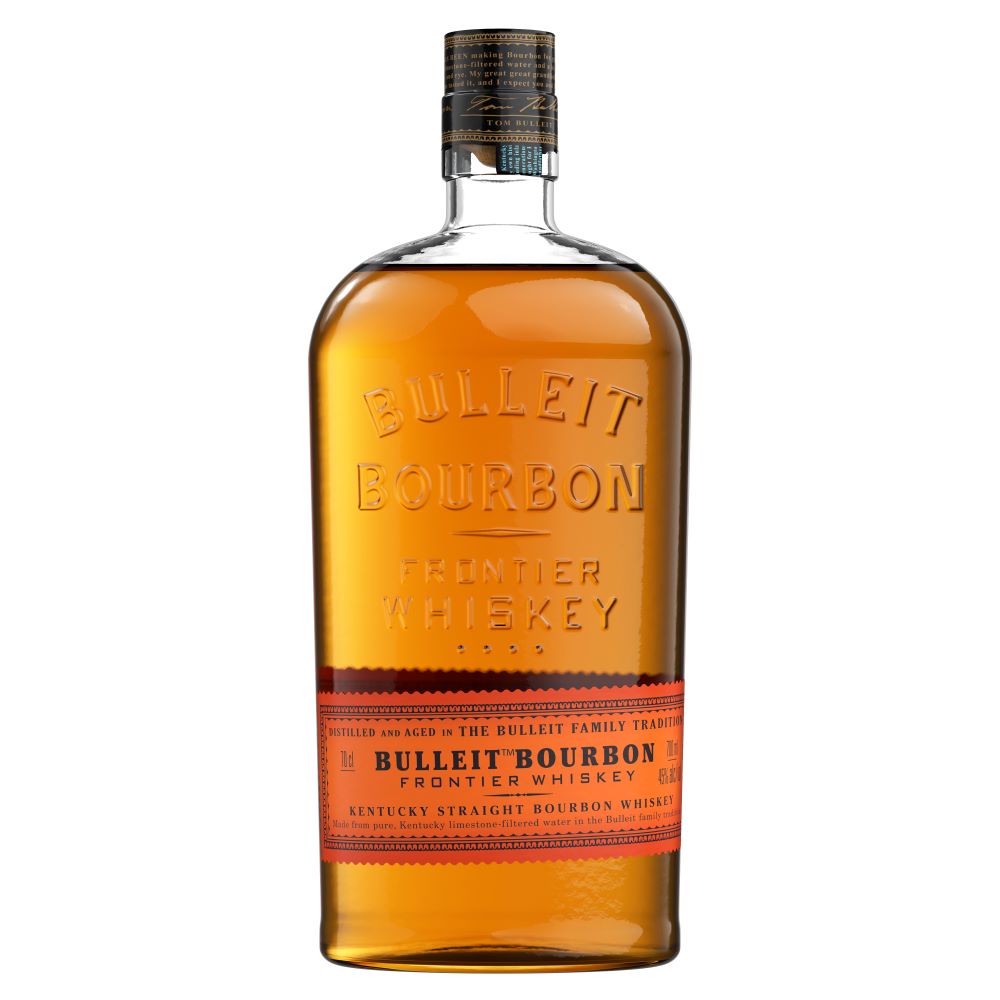 Whisky Bulleit Bourbon, la sticla de 0.7L, la cel mai bun pret, disponibil imediat pentru livrare in Sibiu si in toata Romania