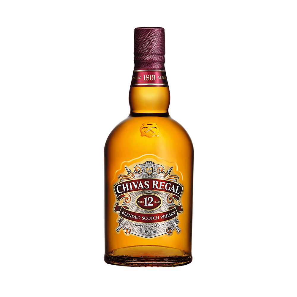 Whisky Chivas Regal 12 YO, la sticla de 0.7L, la cel mai bun pret, disponibil cu livrare imediata in Sibiu si in toata Romania