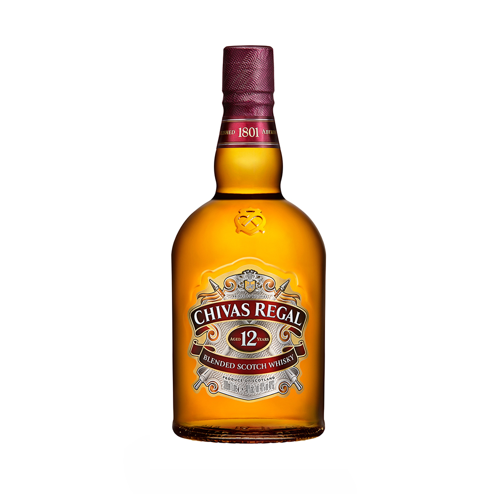 Whisky Chivas Regal 12 YO, la sticla de 1L, la cel mai bun pret, disponibil cu livrare imediata in Sibiu si in toata Romania