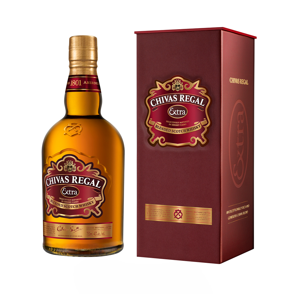 Whisky Chivas Regal Extra 13 YO, la sticla de 0.7L, la cel mai bun pret, disponibil cu livrare imediata in Sibiu si in toata Romania