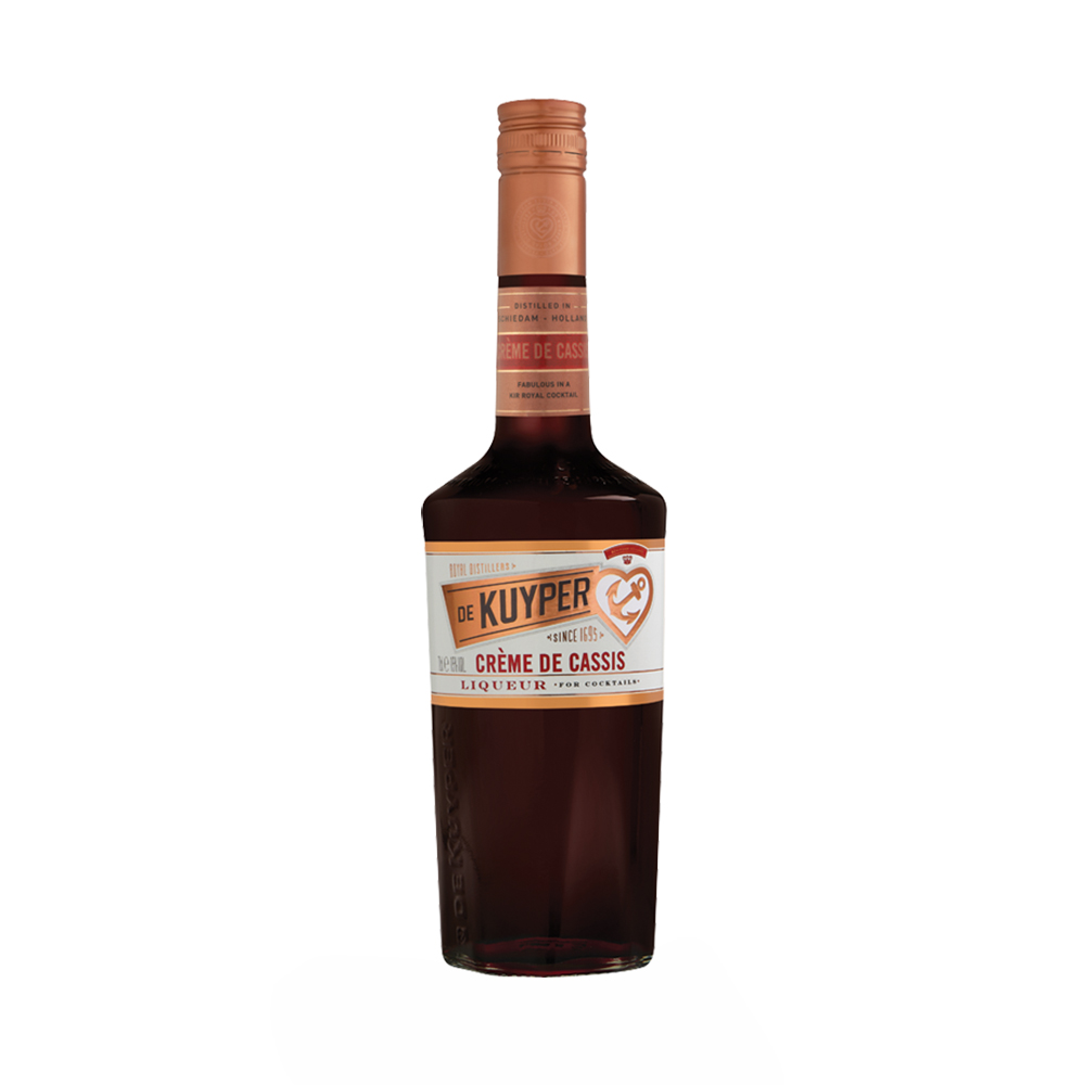 Lichior pentru cocktail De Kuyper Creme de Casis la sticla de 0.7L, la cel mai bun pret, disponibil cu livrare imediata in Sibiu si in toata Romania