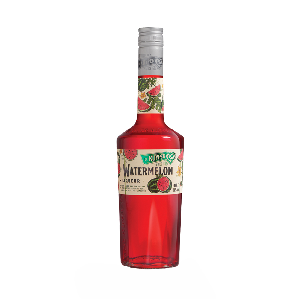 Lichior pentru cocktail De Kuyper Watermelon la sticla de 0.7L, la cel mai bun pret, disponibil cu livrare imediata in Sibiu si in toata Romania