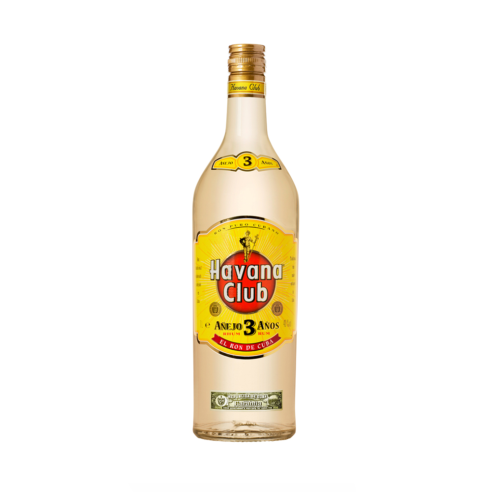 Rom Havana Club Anejo 3 YO, la sticla de 1L, la cel mai bun pret, disponibil cu livrare imediata in Sibiu si in toata Romania