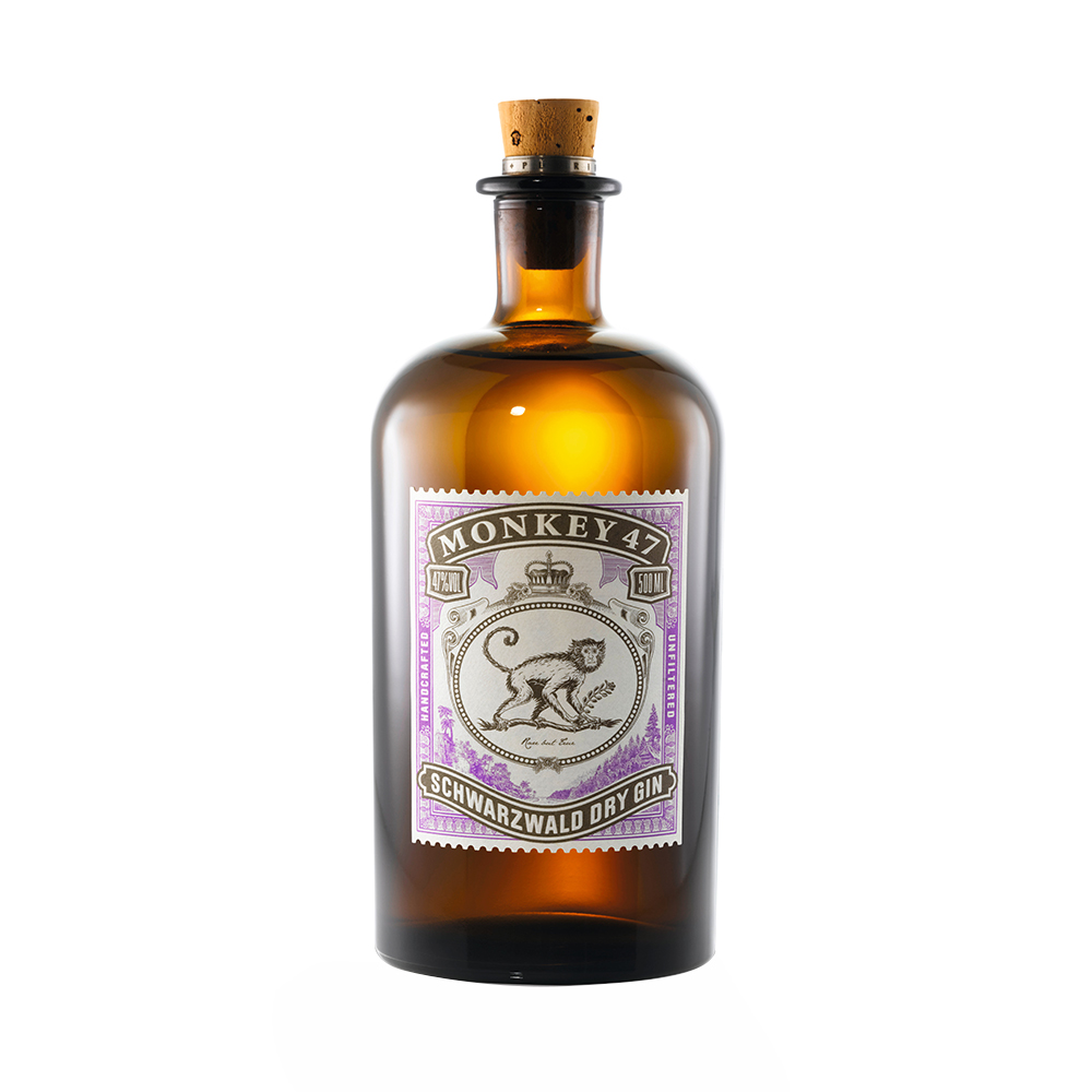 Monkey 47 Dry Gin, la sticla de 0.5L, la cel mai bun pret, disponibil cu livrare imediata in Sibiu si in toata Romania