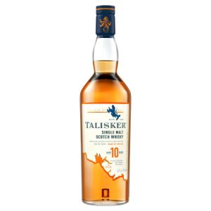 Whisky single malt Talisker 10 YO, la sticla de 0.7L, la cel mai bun pret, disponibil imediat pentru livrare in Sibiu si in toata Romania