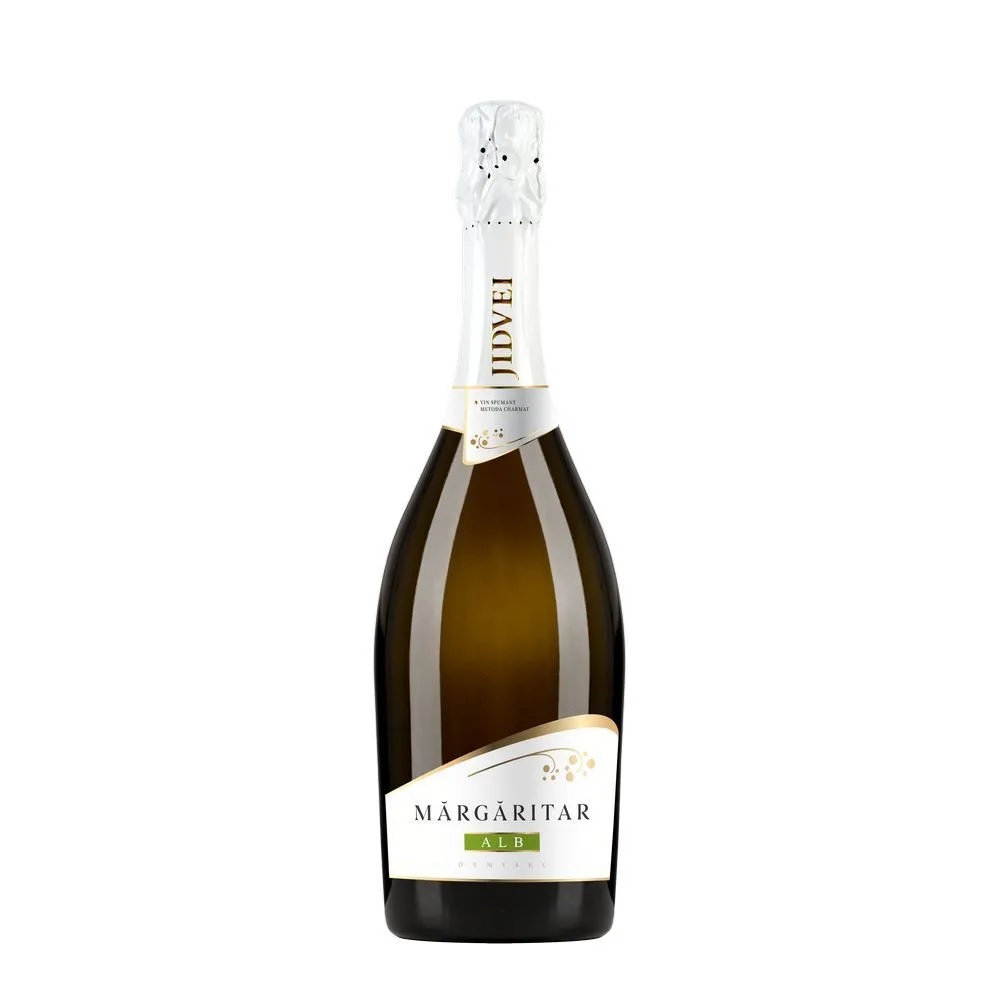 Vin spumant Jidvei Margaritar Alb, la sticla de 0.75L, la cel mai bun pret, disponibil cu livrare imediata in Sibiu si in toata Romania
