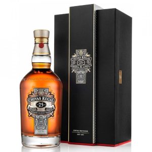 Whisky Chivas Regal 25 YO, la sticla de 0.7L, la cel mai bun pret, disponibil cu livrare imediata in Sibiu si in toata Romania