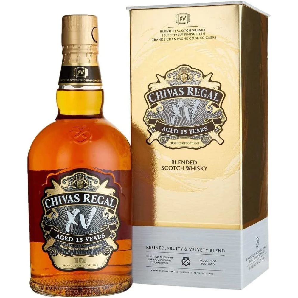 Whisky Chivas Regal XV 15 YO, la sticla de 0.7L, la cel mai bun pret, disponibil cu livrare imediata in Sibiu si in toata Romania