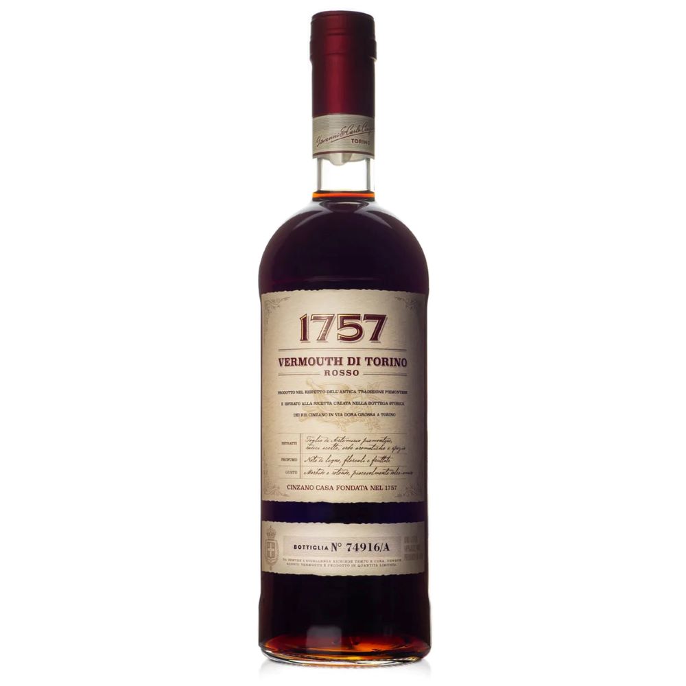 Vermut Cinzano Rosso 1757, la sticla de 1L, la cel mai bun pret, disponibil imediat pentru livrare in Sibiu si in toata Romania