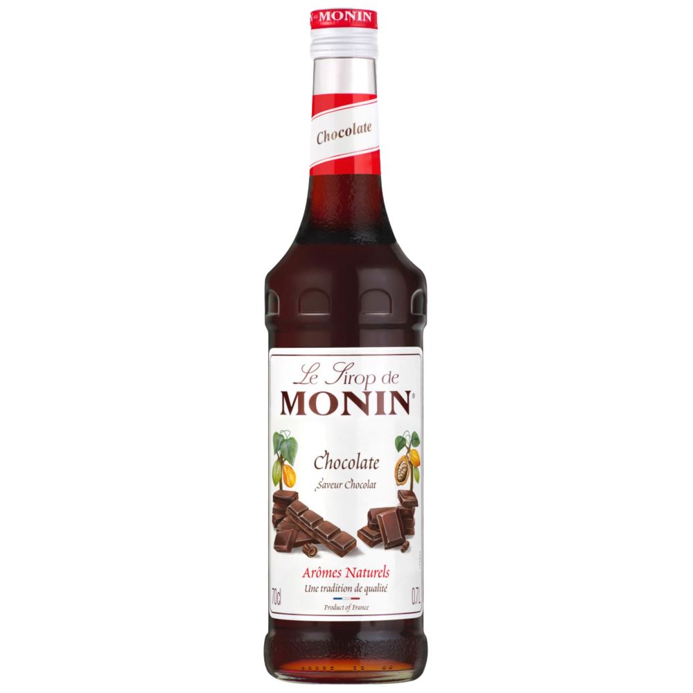 Sirop ciocolata Monin Chocolate, la sticla de 0.7L, la cel mai bun pret, disponibil imediat pentru livrare in Sibiu si in toata Romania