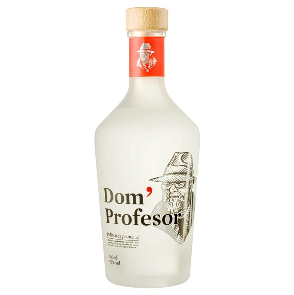 Palinca de prune Dom Profesor Silver, la sticla de 0.7L, la cel mai bun pret, disponibil cu livrare imediata in Sibiu si in toata Romania