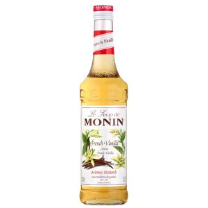 Sirop Monin French Vanilla, la sticla de 0.7L, la cel mai bun pret, disponibil imediat pentru livrare in Sibiu si in toata Romania