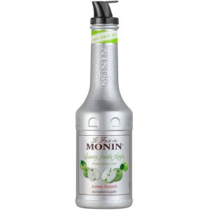 Piure Monin Mere Verzi, la sticla de 1L, la cel mai bun pret, disponibil imediat pentru livrare in Sibiu si in toata Romania