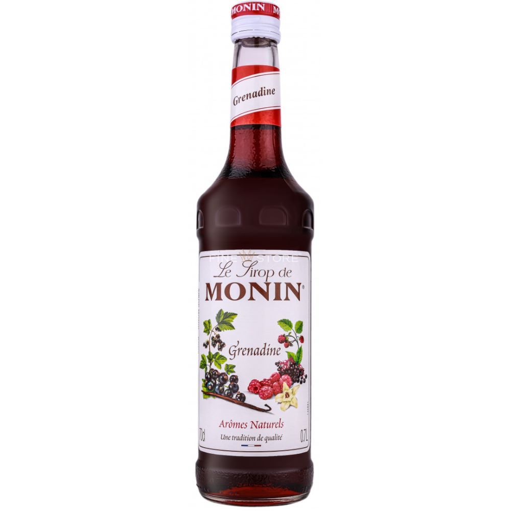 Sirop Monin Grenadine, la sticla de 0.7L, la cel mai bun pret, disponibil imediat pentru livrare in Sibiu si in toata Romania