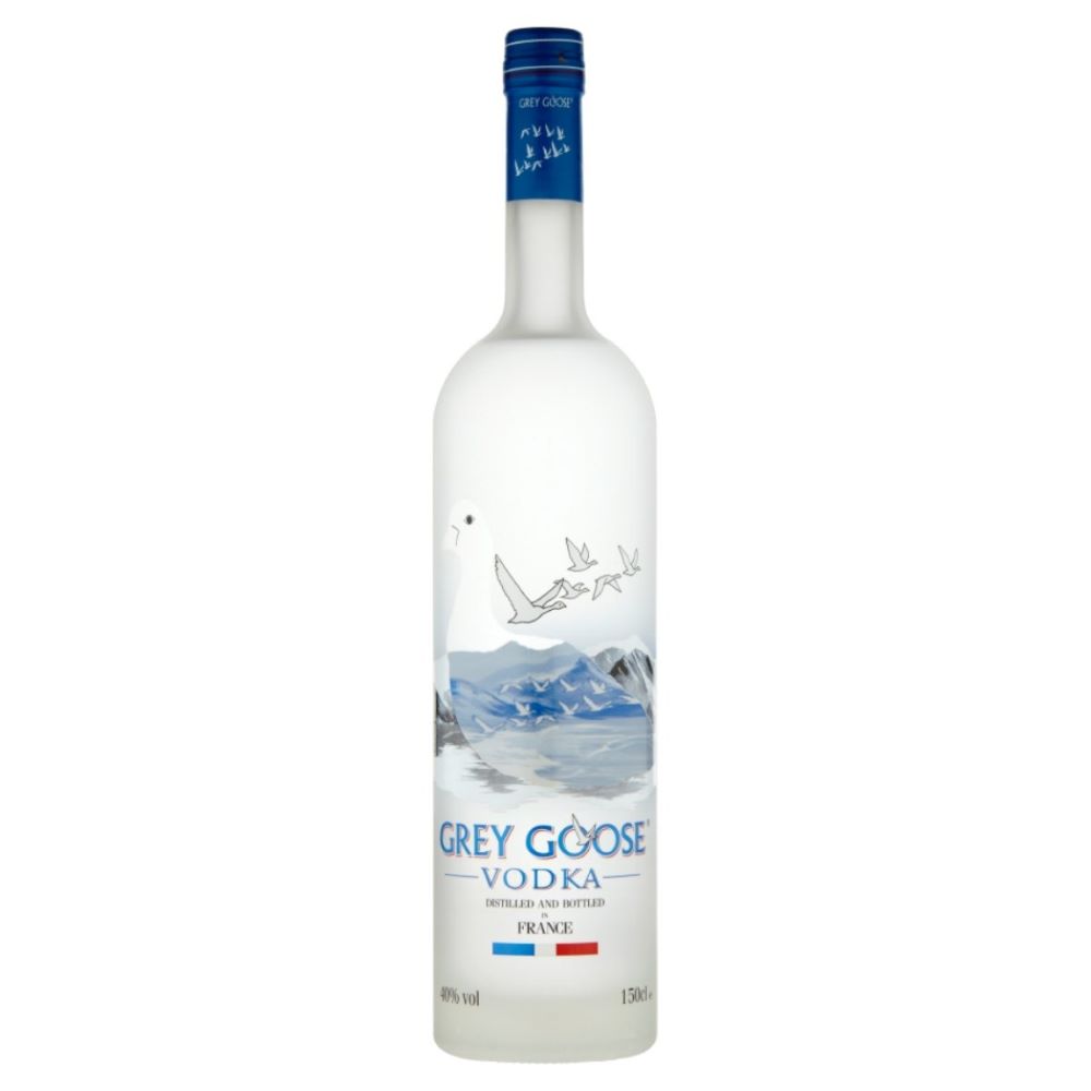 Vodka Grey Goose, la sticla de 1.5L, la cel mai bun pret, disponibil cu livrare imediata in Sibiu si in toata Romania