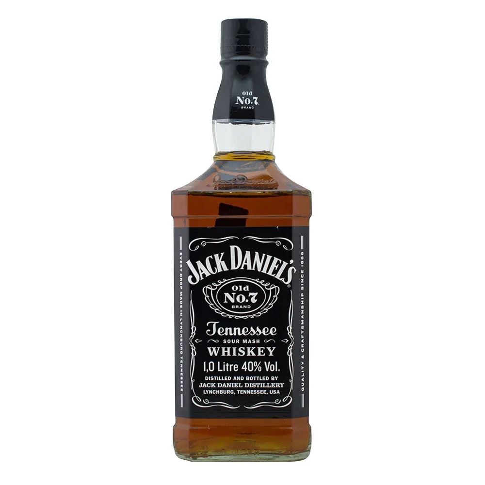 Whisky Jack Daniel's Old No. 7, la sticla de 1L, la cel mai bun pret, disponibil cu livrare imediata in Sibiu si in toata Romania