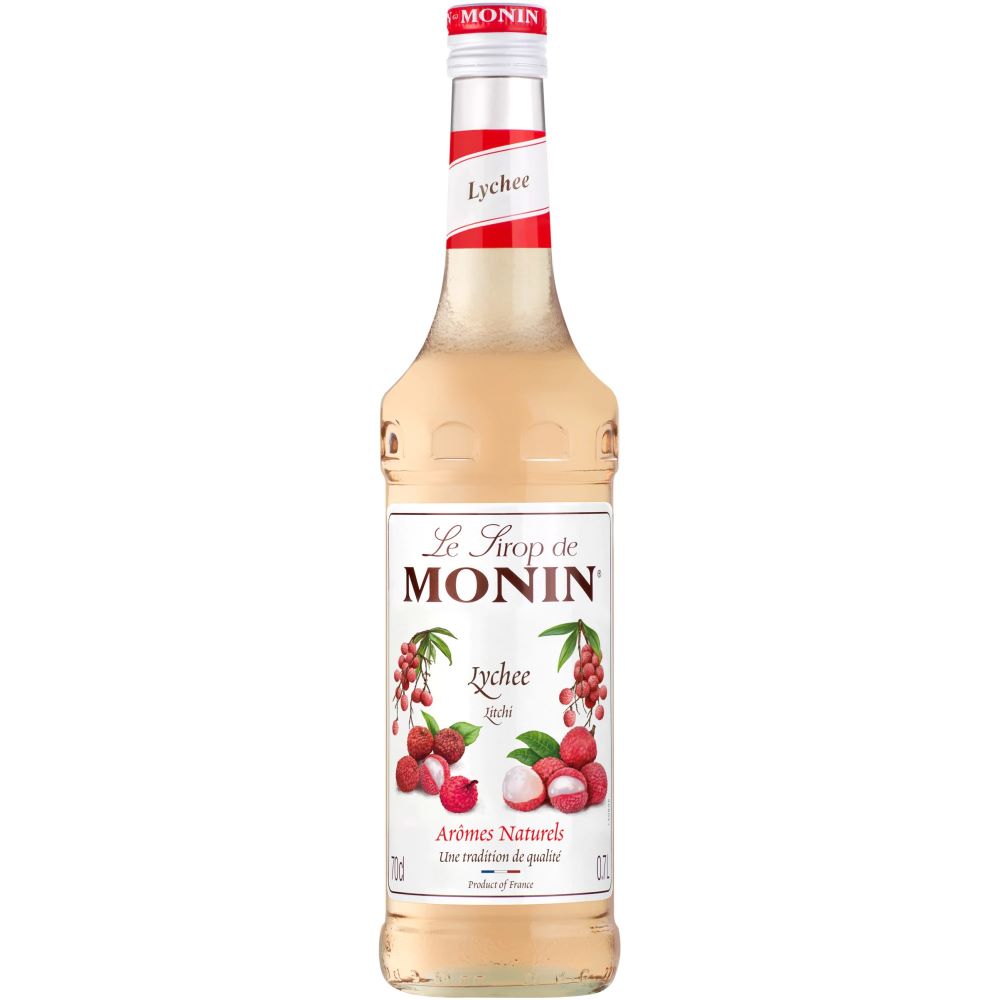 Sirop Monin Litchi, la sticla de 0.7L, la cel mai bun pret, disponibil imediat pentru livrare in Sibiu si in toata Romania