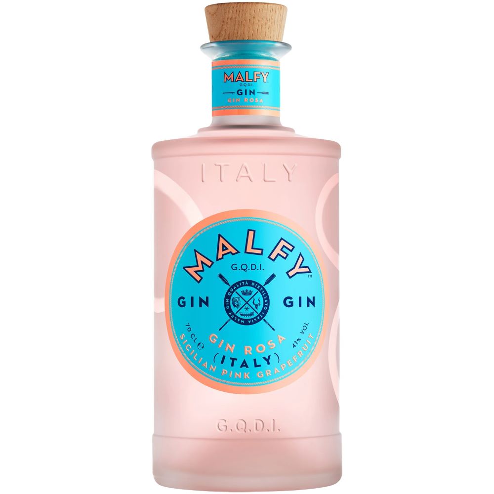 Malfy Gin Rosa, cu aroma de grapefruit roz si portocale, la sticla de 0.7L, la cel mai bun pret, disponibil cu livrare imediata in Sibiu si in toata Romania