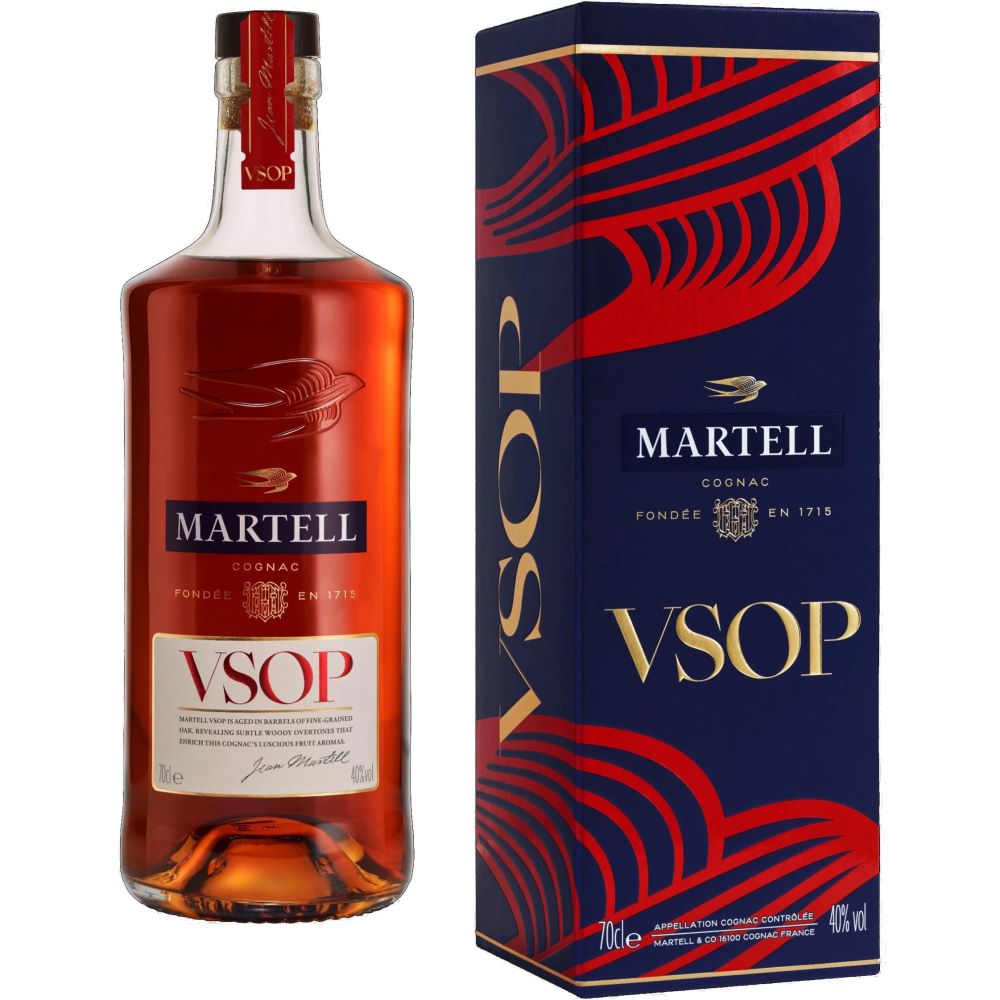 Cognac Martell VSOP, la sticla de 0.7L, la cel mai bun pret, disponibil cu livrare imediata in Sibiu si in toata Romania