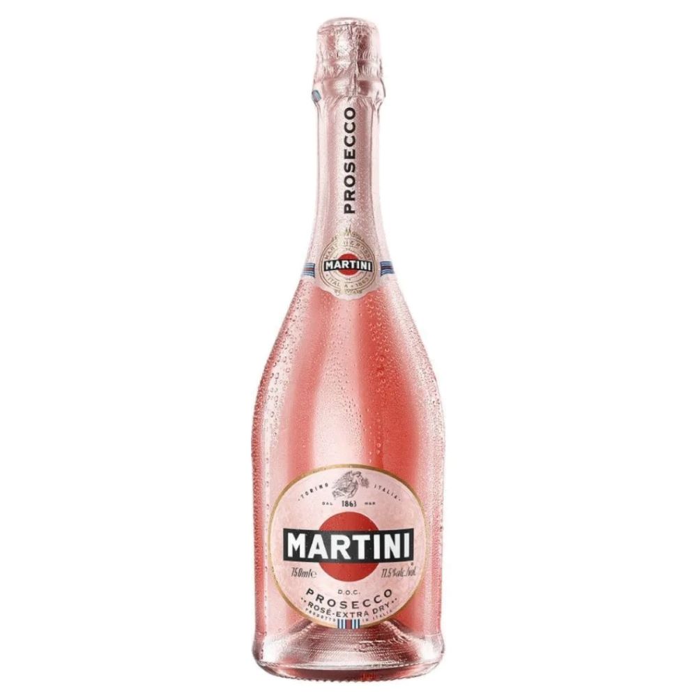 Martini Prosecco Rose Sparkling, la sticla de 0.75L, la cel mai bun pret, disponibil cu livrare imediata in Sibiu si in toata Romania
