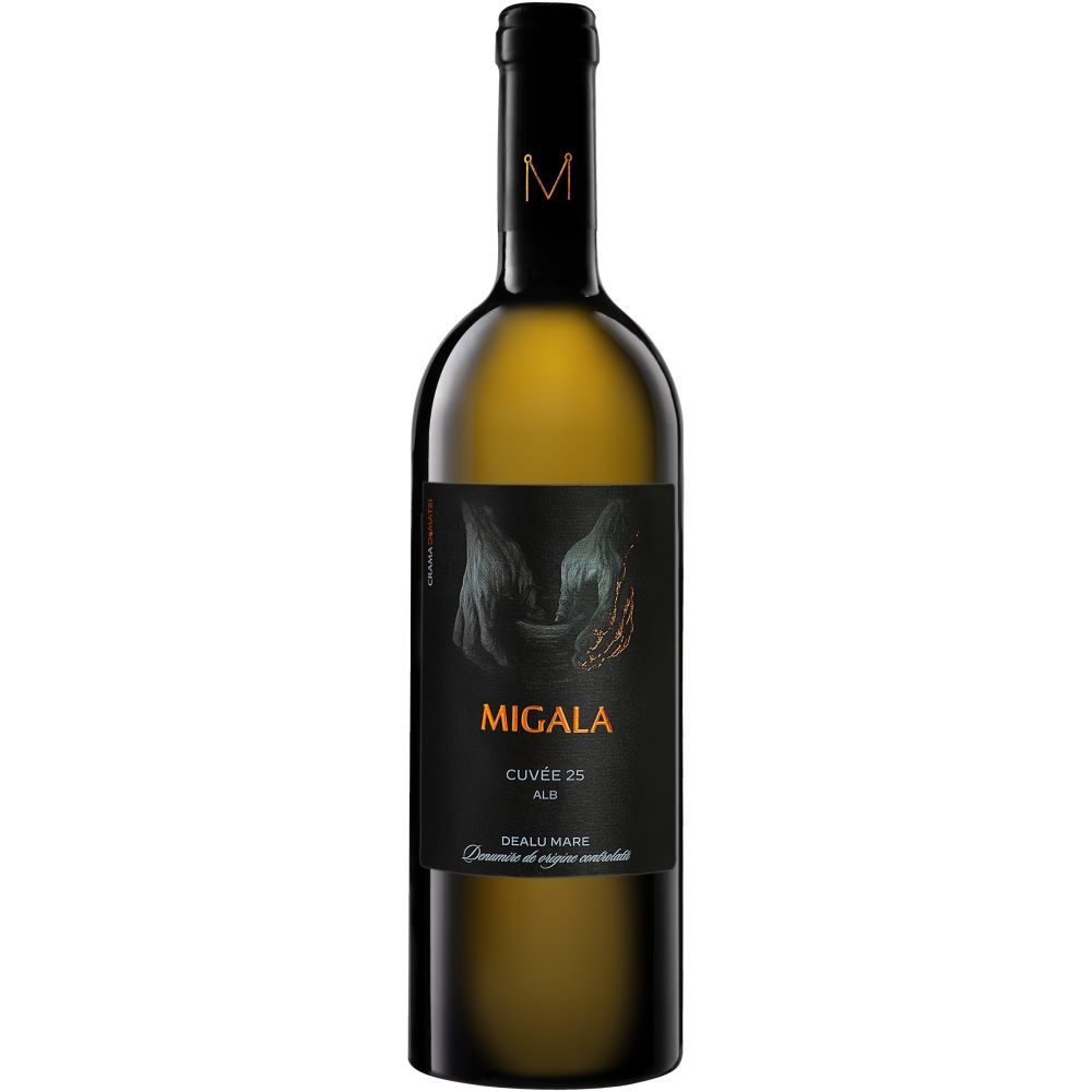 Vin Crama DeMatei Migala Cuvee 25 Alb la sticla de 0.75L, la cel mai bun pret, disponibil cu livrare imediata in Sibiu si in toata Romania