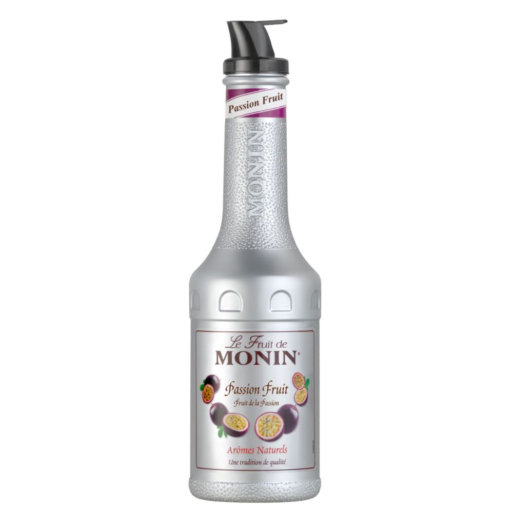Piure Monin Fructul Pasiunii, la sticla de 1L, la cel mai bun pret, disponibil imediat pentru livrare in Sibiu si in toata Romania