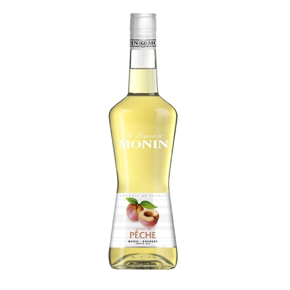 Lichior Monin Piersica la sticla de 0.7L, la cel mai bun pret, disponibil cu livrare imediata in Sibiu si in toata Romania