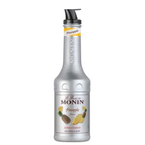 Piure Monin Ananas, la sticla de 1L, la cel mai bun pret, disponibil imediat pentru livrare in Sibiu si in toata Romania