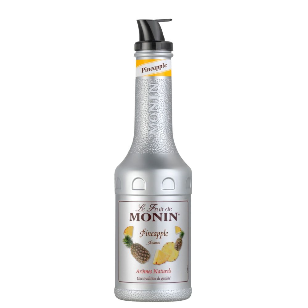 Piure Monin Ananas, la sticla de 1L, la cel mai bun pret, disponibil imediat pentru livrare in Sibiu si in toata Romania
