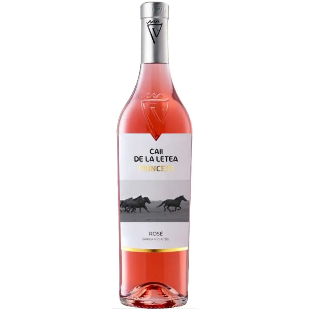 Vin Sarica Niculitel Caii de la Letea Princeps Rose la sticla de 0.75L, la cel mai bun pret, disponibil cu livrare imediata in Sibiu si in toata Romania