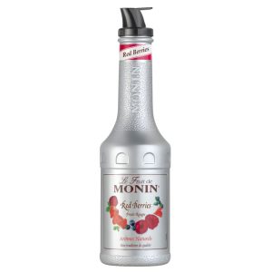 Piure Monin Red Berries, la sticla de 1L, la cel mai bun pret, disponibil imediat pentru livrare in Sibiu si in toata Romania