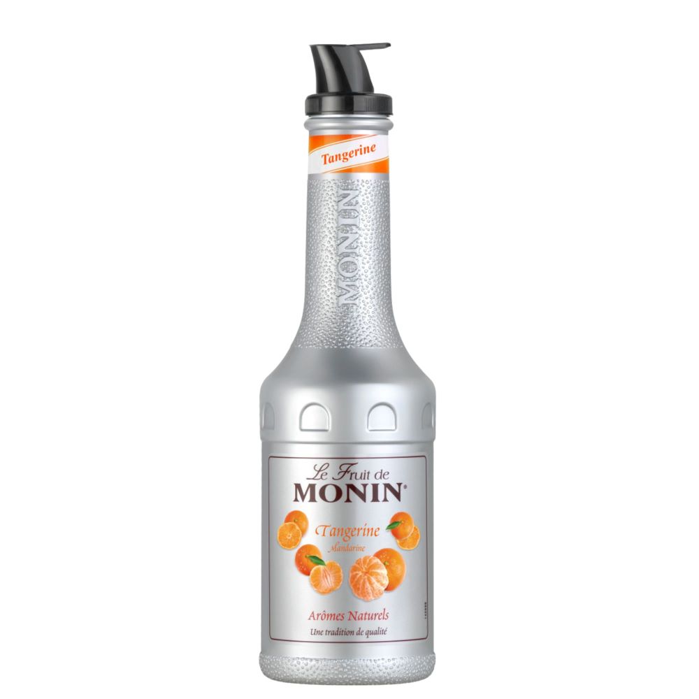 Piure Monin Mandarine, la sticla de 1L, la cel mai bun pret, disponibil imediat pentru livrare in Sibiu si in toata Romania