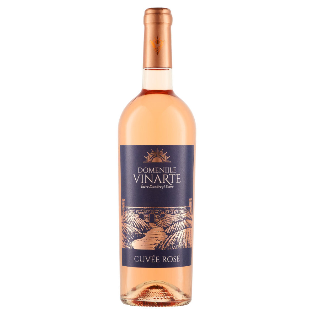Vin Domeniile Vinarte Cuvee Rose la sticla de 0.75L, la cel mai bun pret, disponibil cu livrare imediata in Sibiu si in toata Romania