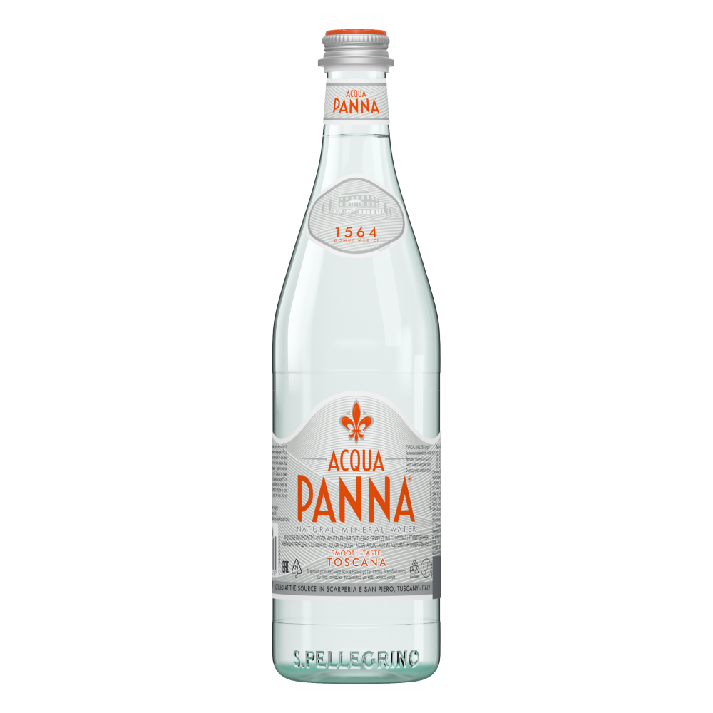 Apa plata Acqua Panna la sticla de 0.75L, la cel mai bun pret, disponibil cu livrare imediata in Sibiu si in toata Romania