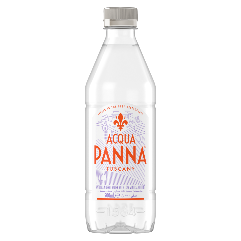 Apa plata de izvor Acqua Panna la pet de 0.5L, la cel mai bun pret, disponibil cu livrare imediata in Sibiu si in toata Romania