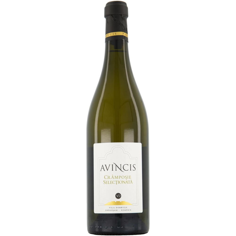 Vin alb Avincis Cramposie Selectionata la sticla de 0.75L, la cel mai bun pret, disponibil cu livrare imediata in Sibiu si in toata Romania