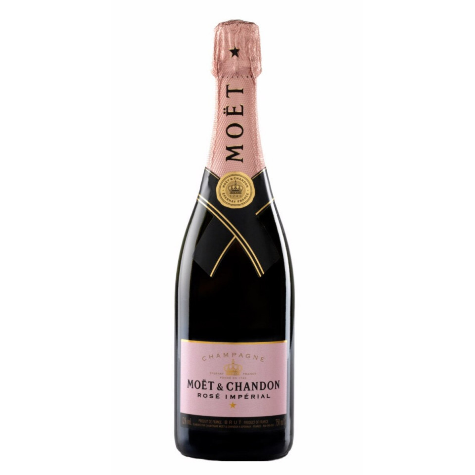 Sampanie Moet & Chandon Rose Imperial la sticla de 0.75L, la cel mai bun pret, disponibil cu livrare imediata in Sibiu si in toata Romania