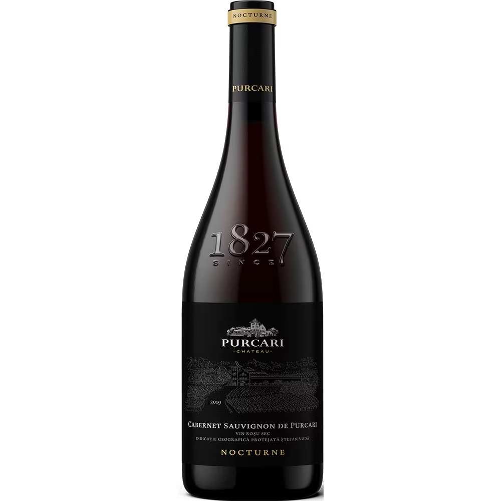 Vin rosu Purcari Nocturne Cabernet Sauvignon la sticla de 0.75L, la cel mai bun pret, disponibil cu livrare imediata in Sibiu si in toata Romania