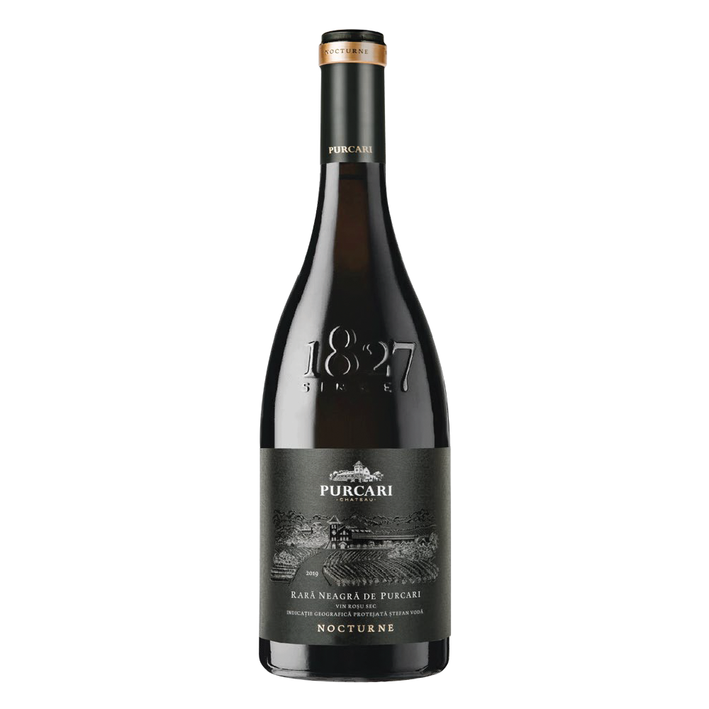 Vin rosu Purcari Nocturne Rara Neagra la sticla de 0.75L, la cel mai bun pret, disponibil cu livrare imediata in Sibiu si in toata Romania