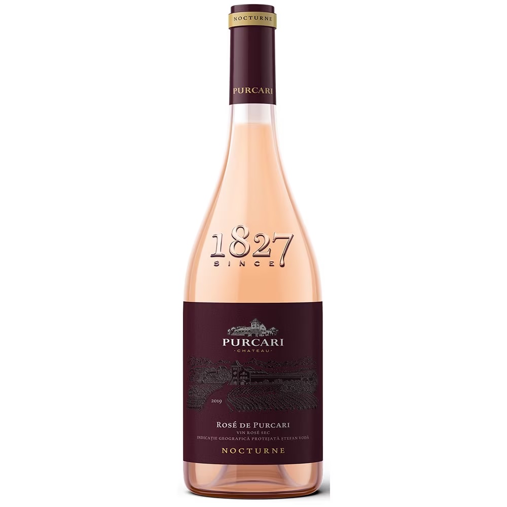 Vin Purcari Nocturne Rose la sticla de 0.75L, la cel mai bun pret, disponibil cu livrare imediata in Sibiu si in toata Romania
