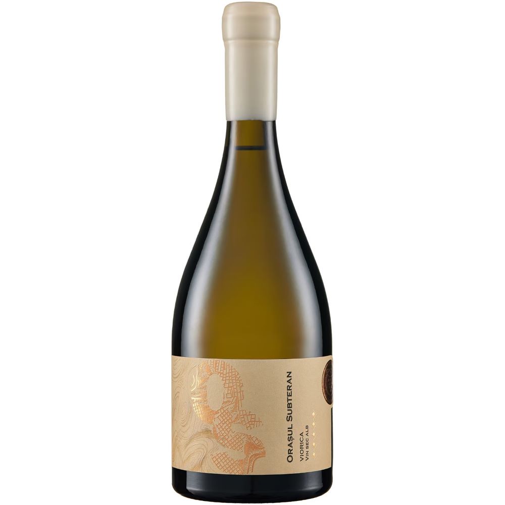 Vin alb Cricova Orasul Subteran Viorica la sticla de 0.75L, la cel mai bun pret, disponibil cu livrare imediata in Sibiu si in toata Romania
