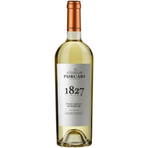 Vin alb Purcari 1827 Pinot Grigio la sticla de 0.75L, la cel mai bun pret, disponibil cu livrare imediata in Sibiu si in toata Romania